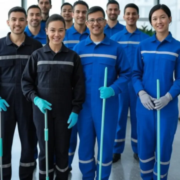 Betrokken schoonmaakteams van Gilde ICT Detachering B.V. aan het werk